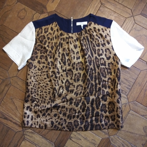 💙 {Sandro} NWT Leopard Print Blouse & Pants - Picture 2 of 8